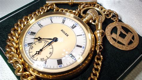 solid gold rolex pocket watch